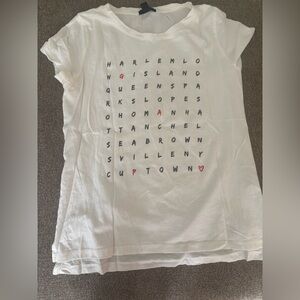 GAP White Graphic Tee